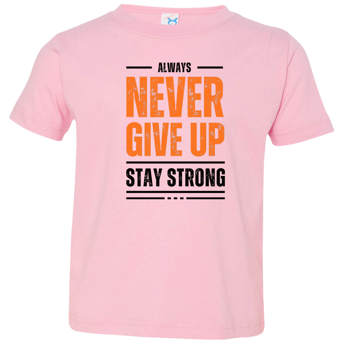 Toddler "Never Give Up" Jersey T-Shirt