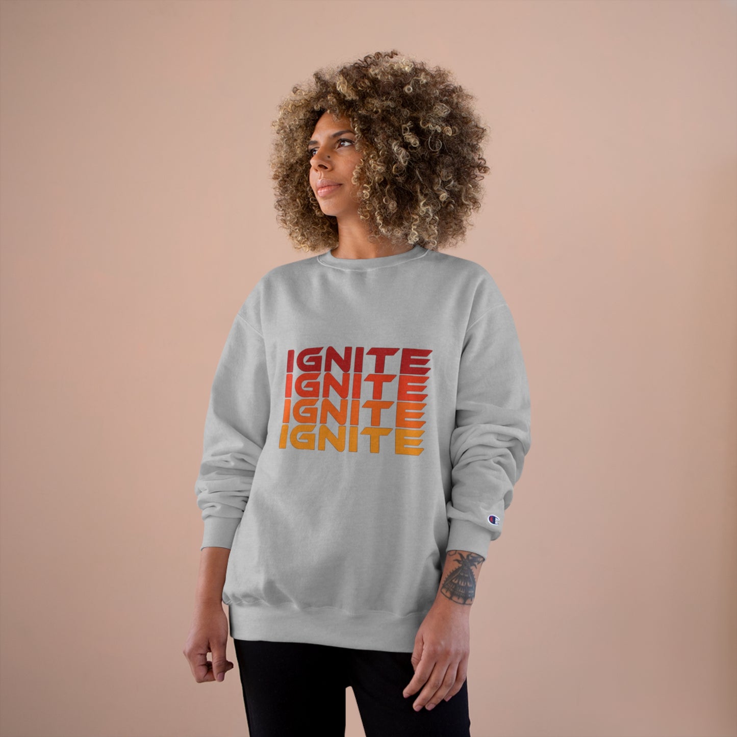 Adult Champion Rainbow Ignite Sweatshirt