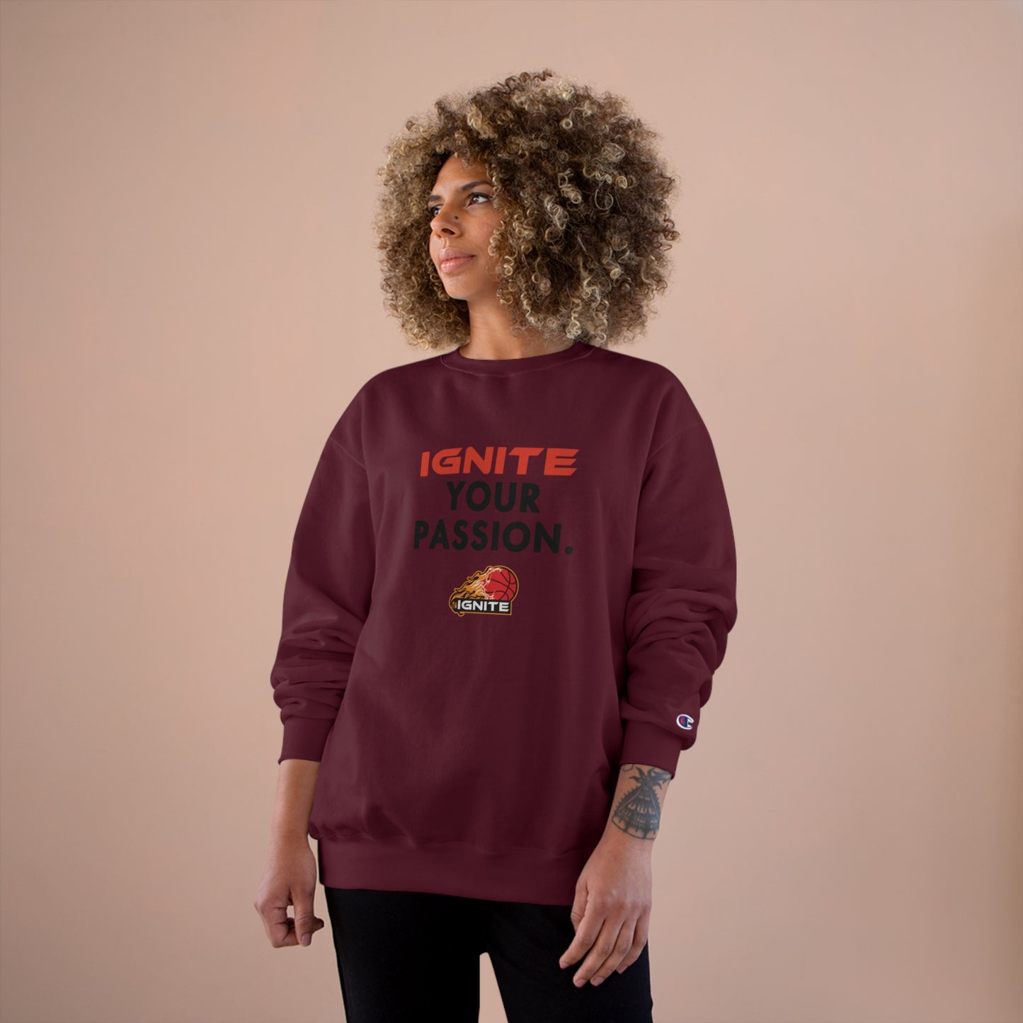 Adult "Ignite Your Passion" Champion Crew Sweatshirt