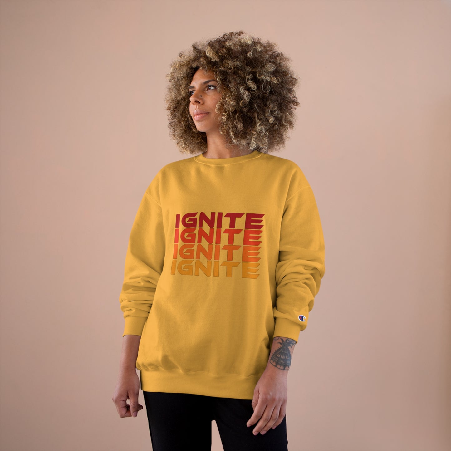 Adult Champion Rainbow Ignite Sweatshirt