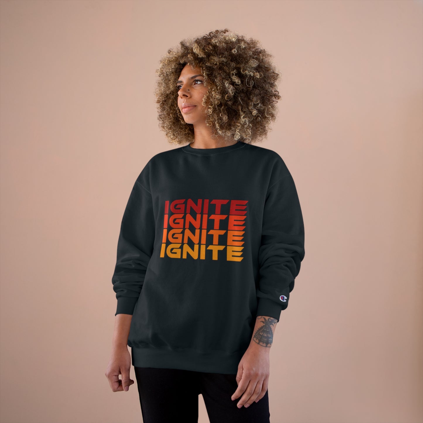 Adult Champion Rainbow Ignite Sweatshirt