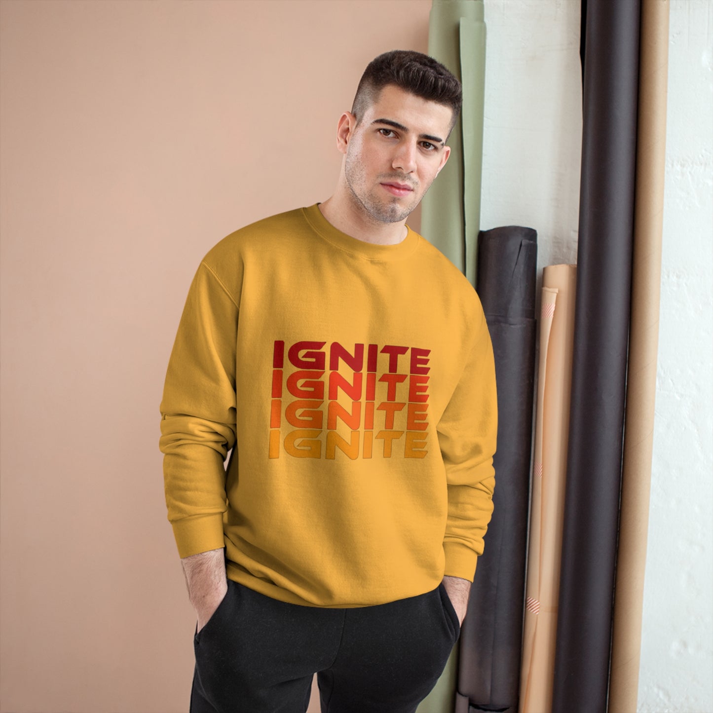 Adult Champion Rainbow Ignite Sweatshirt