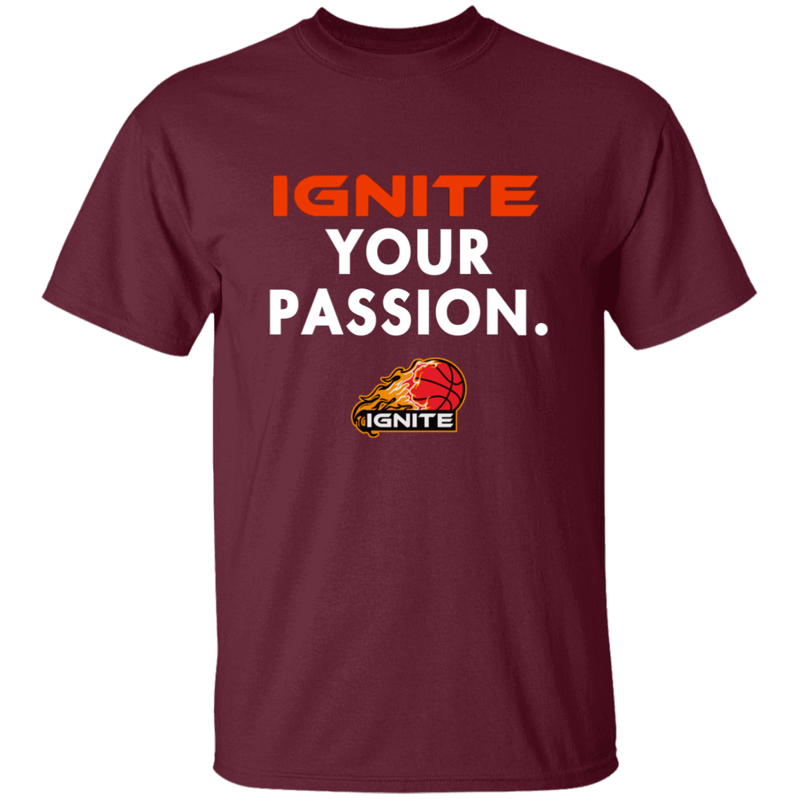 Youth Ignite Your Passion Graphic Tee (White Text)