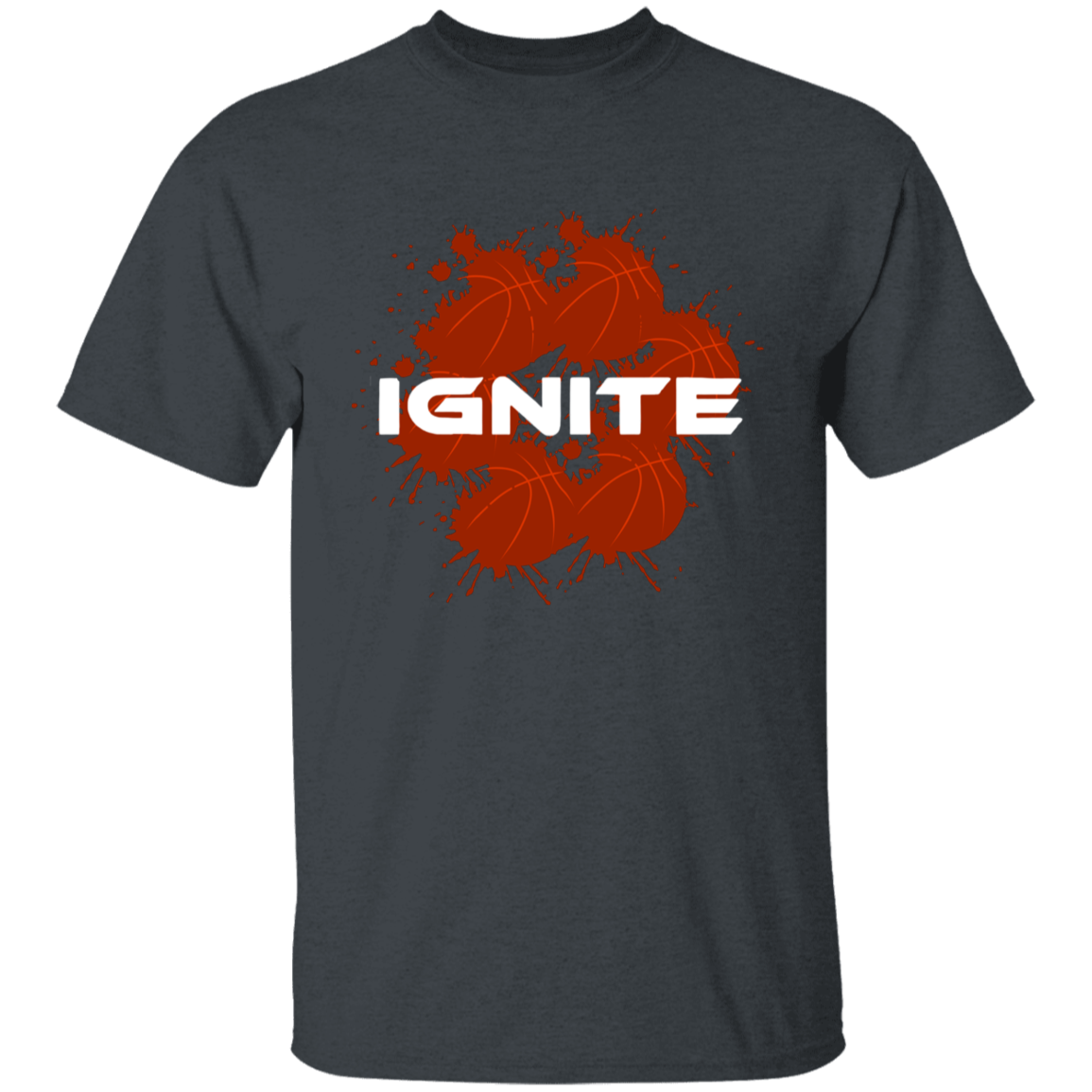 Youth Basketball Splat Graphic Tee