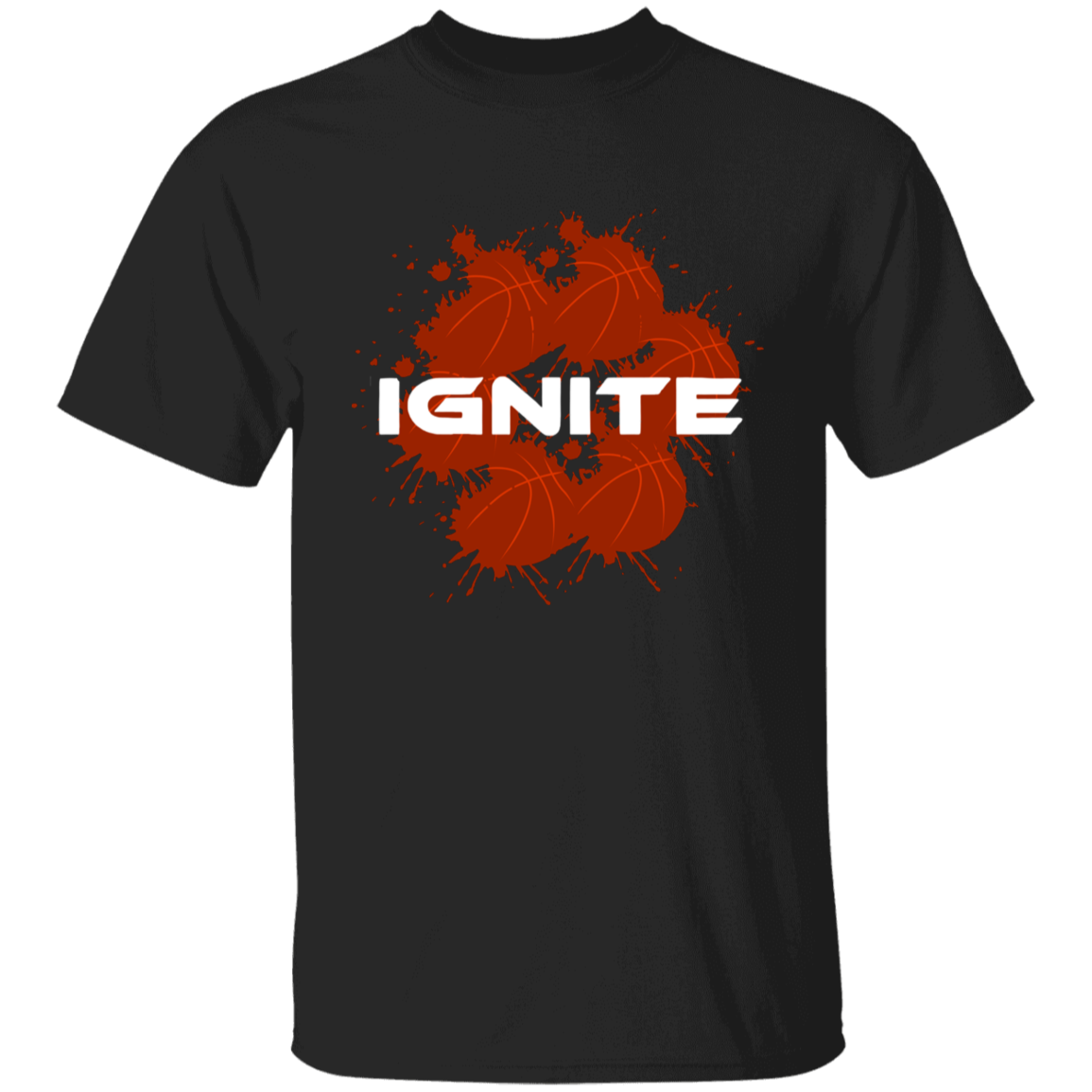 Youth Basketball Splat Graphic Tee