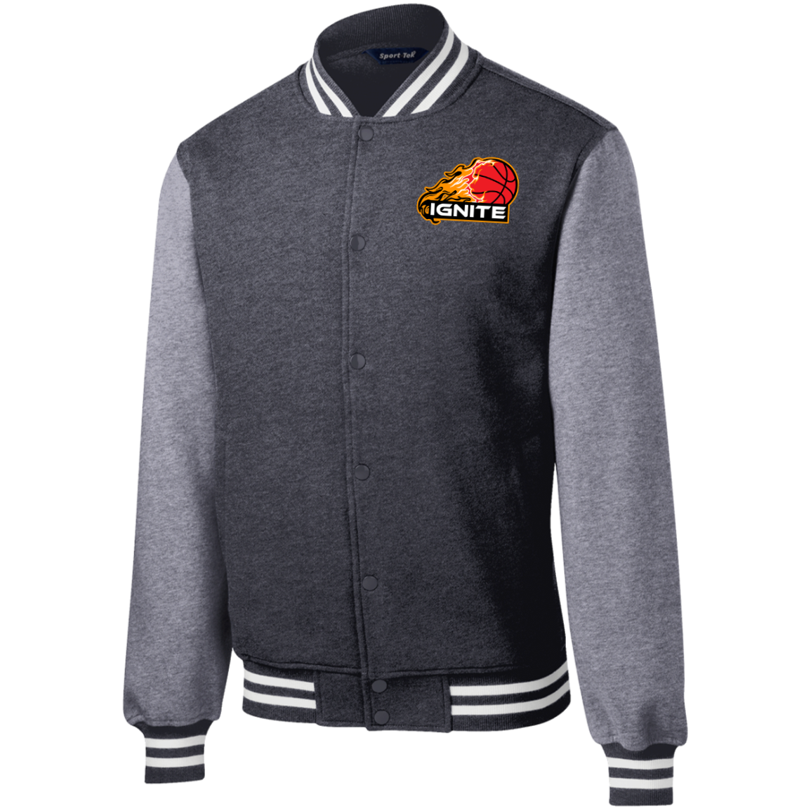 Adult Fleece Ignite Letterman Jacket